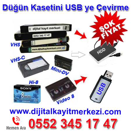 Dn Kasetini USB ye evirme Fiyat 100 TL